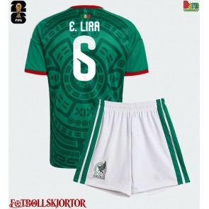 Mexiko Erik Lira #6 Hemmakläder Barn VM 2026 Kortärmad (+ Korta byxor)